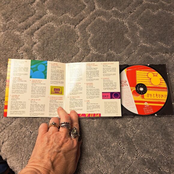 Various Artists : Disneys Greatest Pop Hits: A Decade Of Radio Singles CD 1998 - Picture 4 of 5